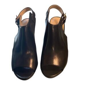 Naturalizer Black Elegant Black Women's Slingback Shoes. 7